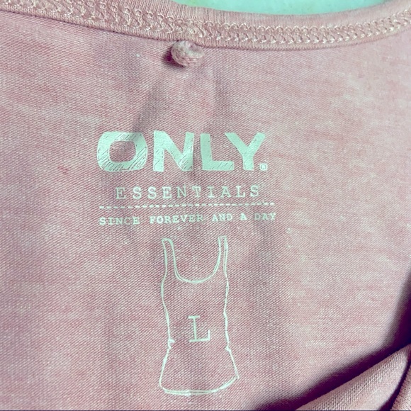 Only Tops - ONLY, Pink tank top, size L